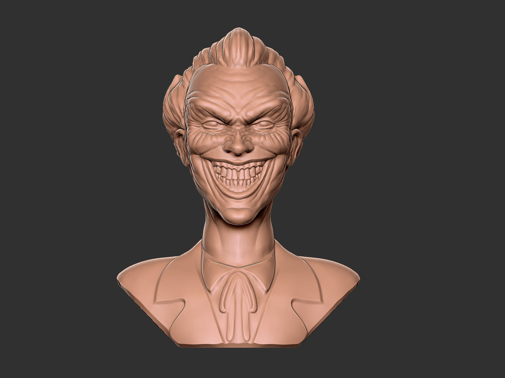 Character - Joker Bust Head Fan Art 3D print model_2