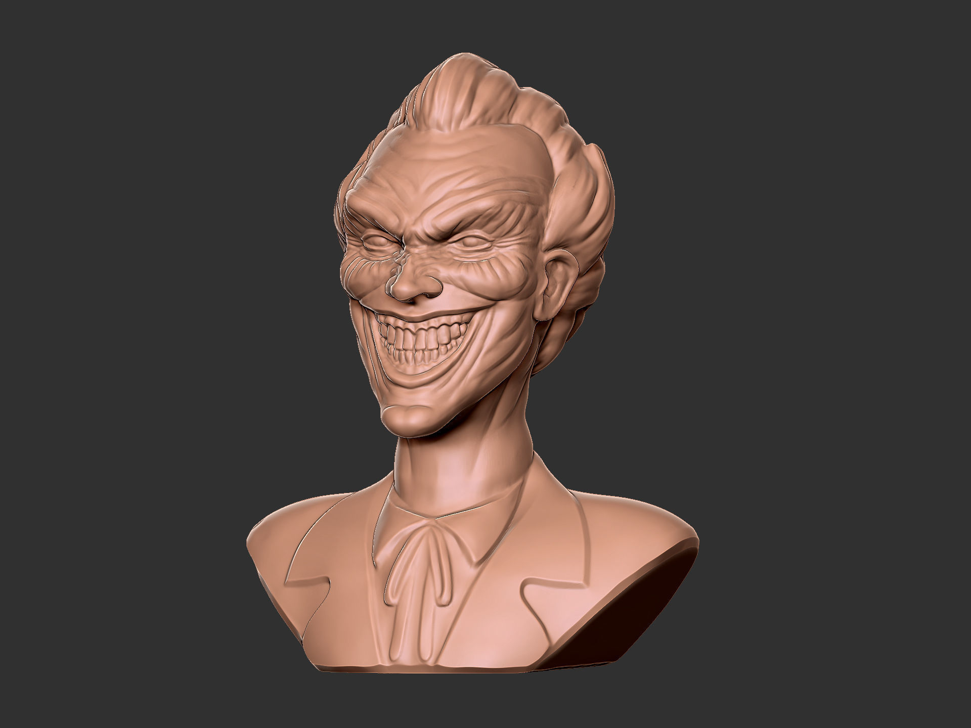 Character - Joker Bust Head Fan Art 3D print model_3