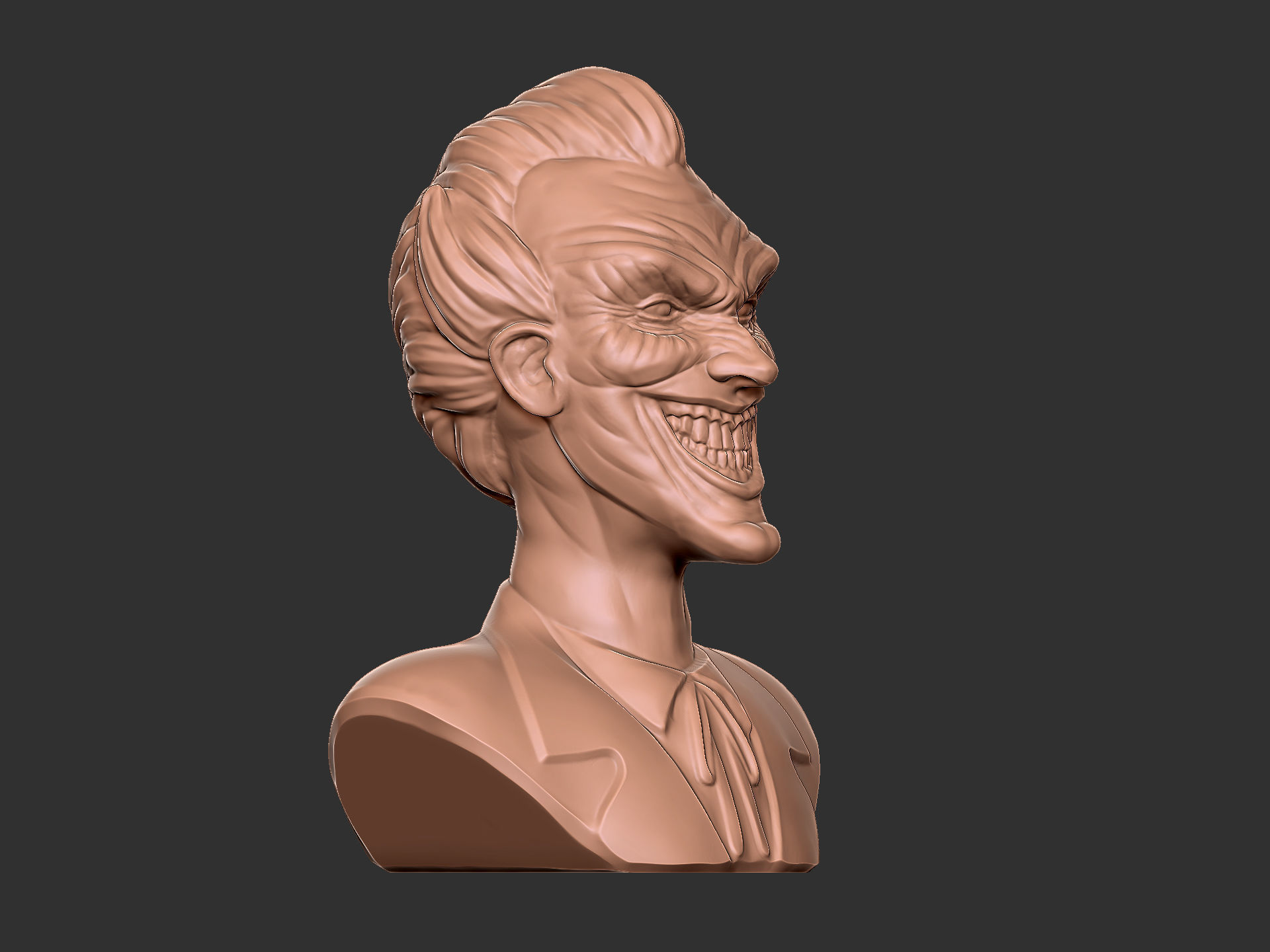 Character - Joker Bust Head Fan Art 3D print model_9