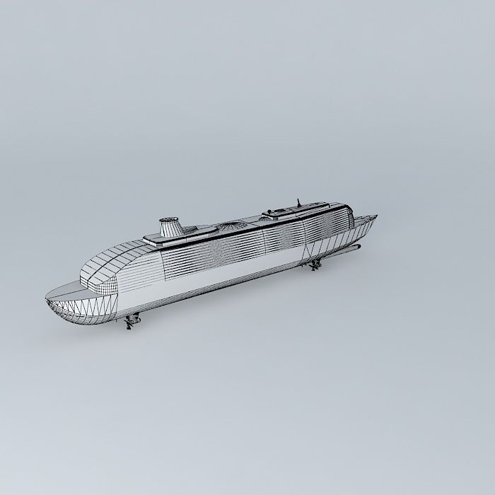 The Carpathian,Cruise Ship Free 3D model_4