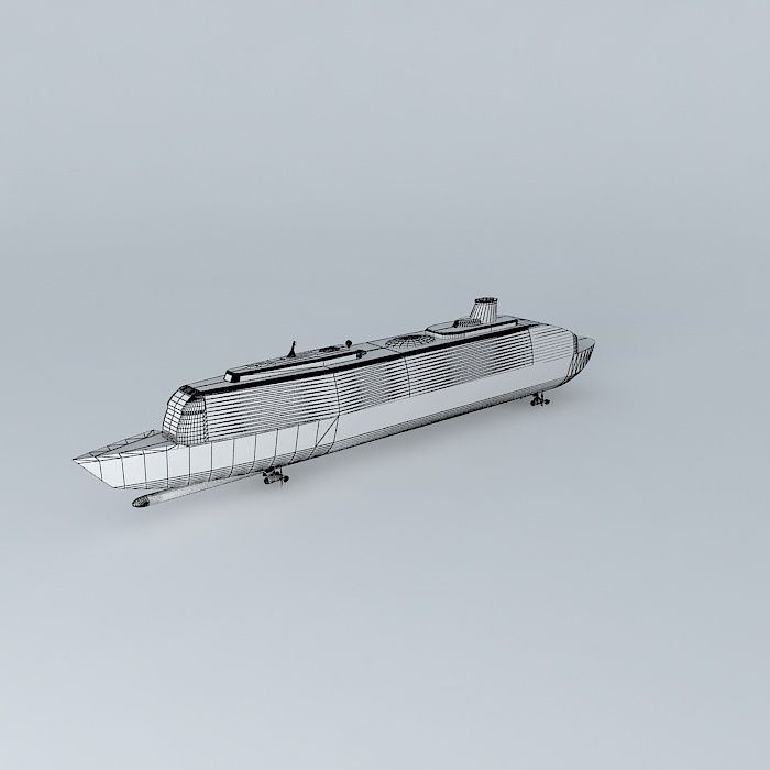 The Carpathian,Cruise Ship Free 3D model_3