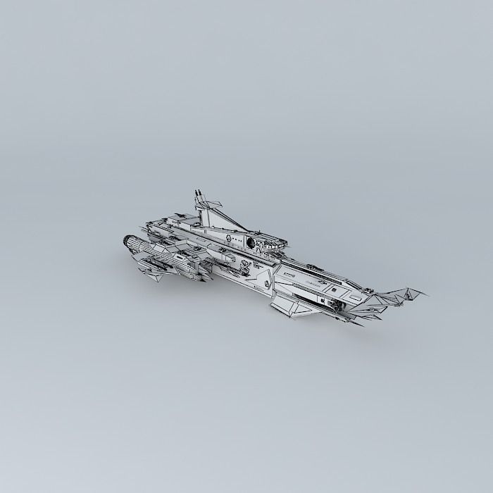 Hammerhead Class Assault Frigate AF112B  3D model_3