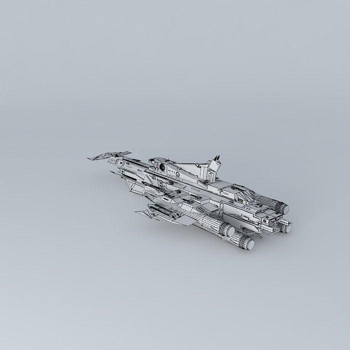 Hammerhead Class Assault Frigate AF112B  3D model_4