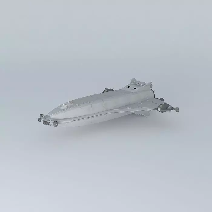 Avenger spaceship Free 3D model