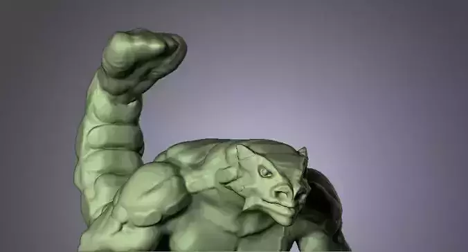 LIZARD MAN ANKILOSAURUS 3D print model