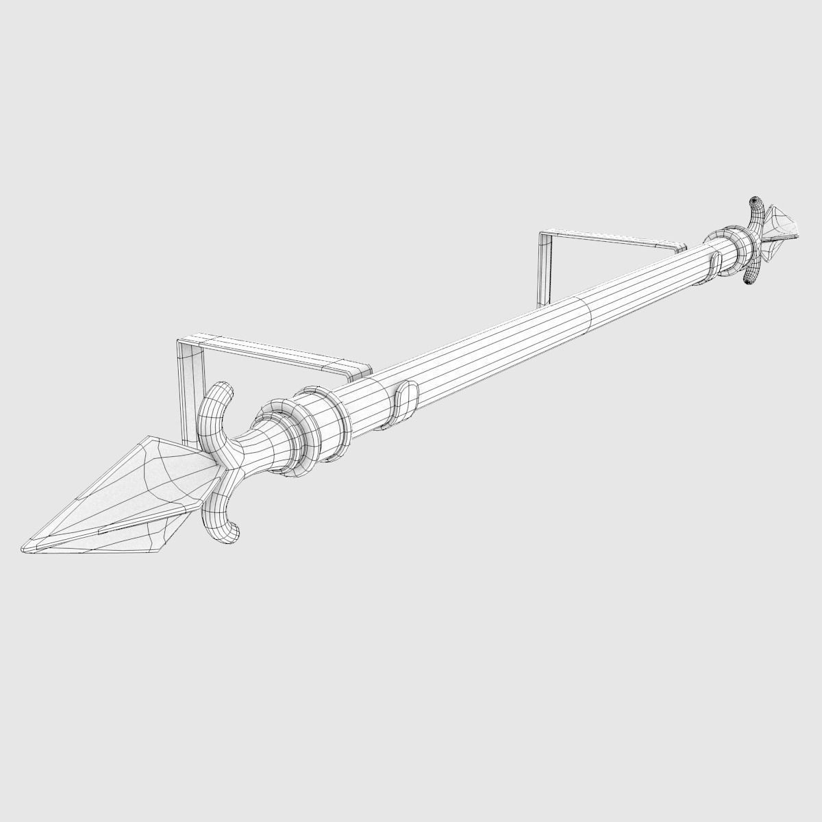 Curtain Rods No1 3D model_11