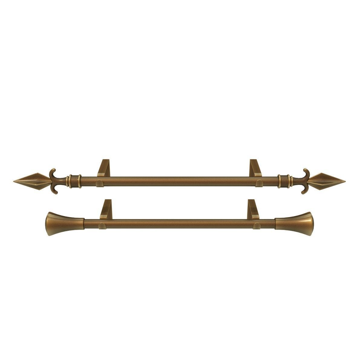 Curtain Rods No1 3D model_1