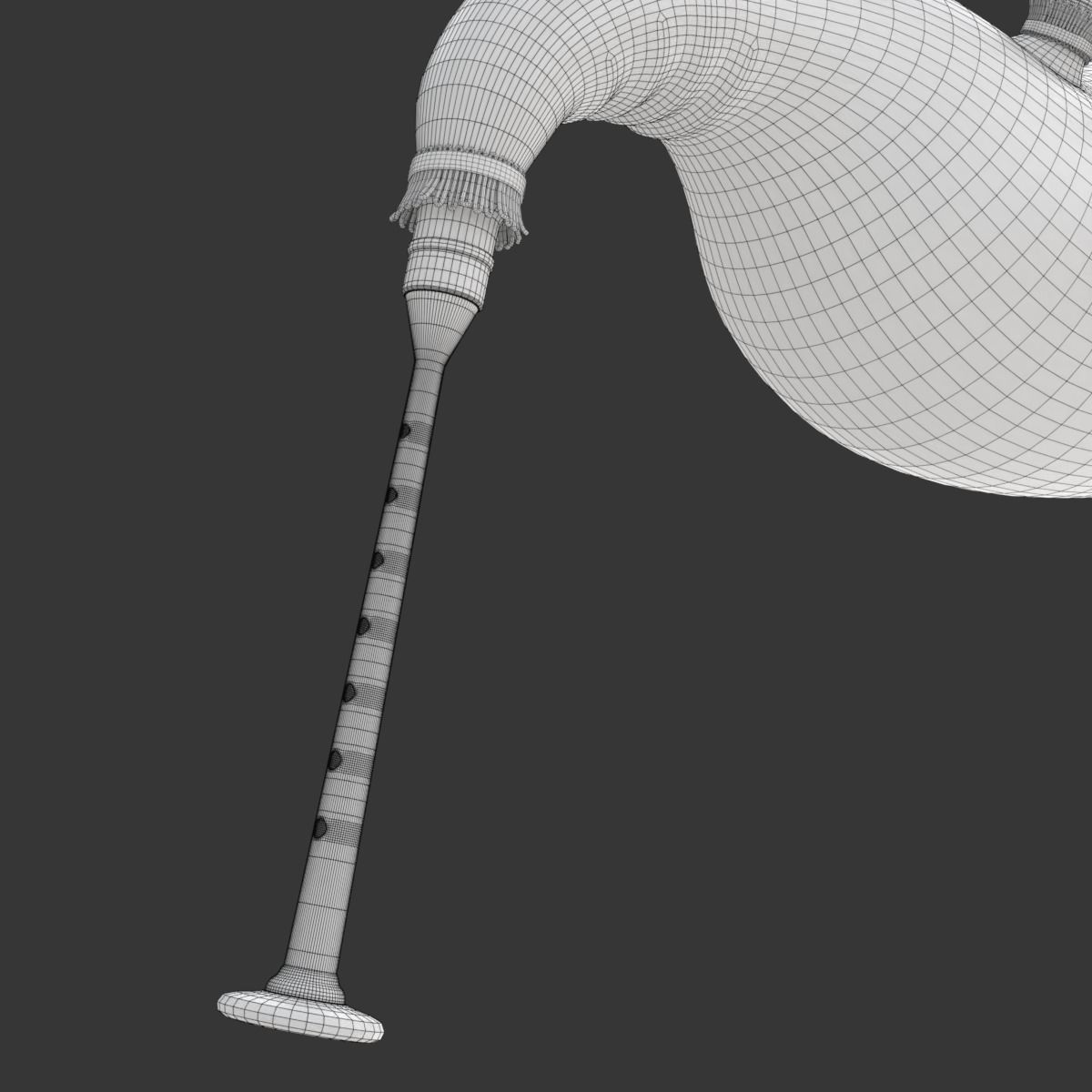 Bagpipe scottish 3D model_42