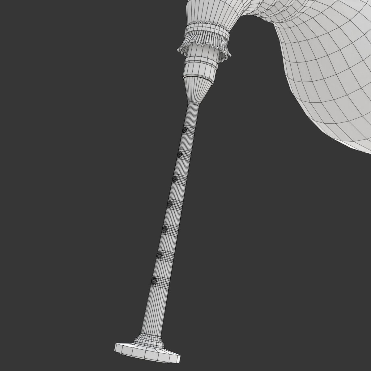Bagpipe scottish 3D model_38