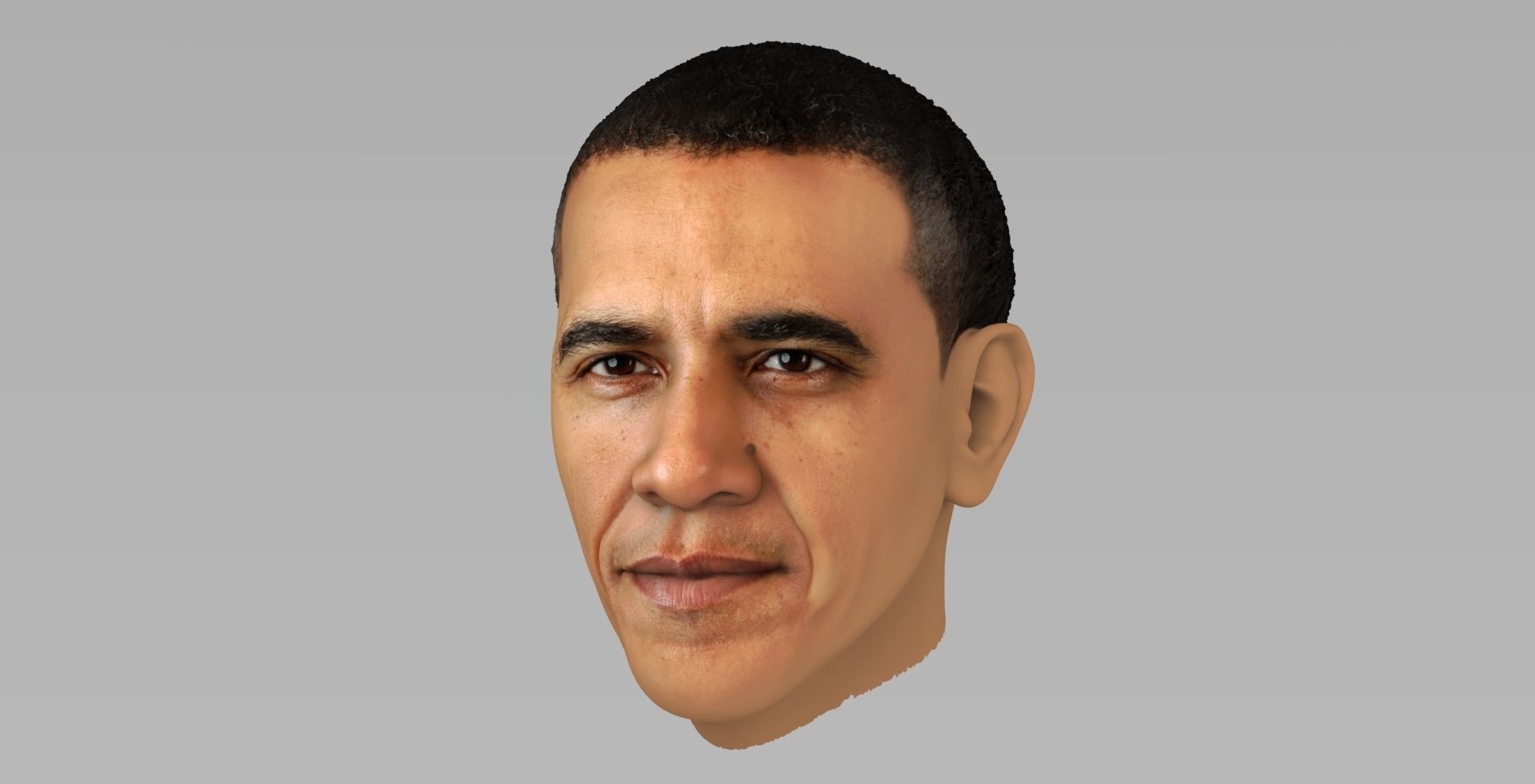 Barack Obama 3D model_1