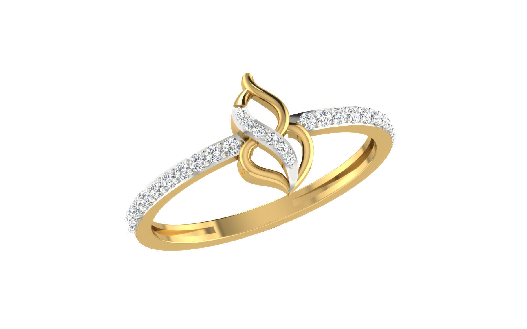 64 - 3DM STL RING MODEL LESS THAN 2GM LIGHT WT 3D print model_23