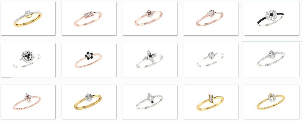 64 - 3DM STL RING MODEL LESS THAN 2GM LIGHT WT 3D print model_1