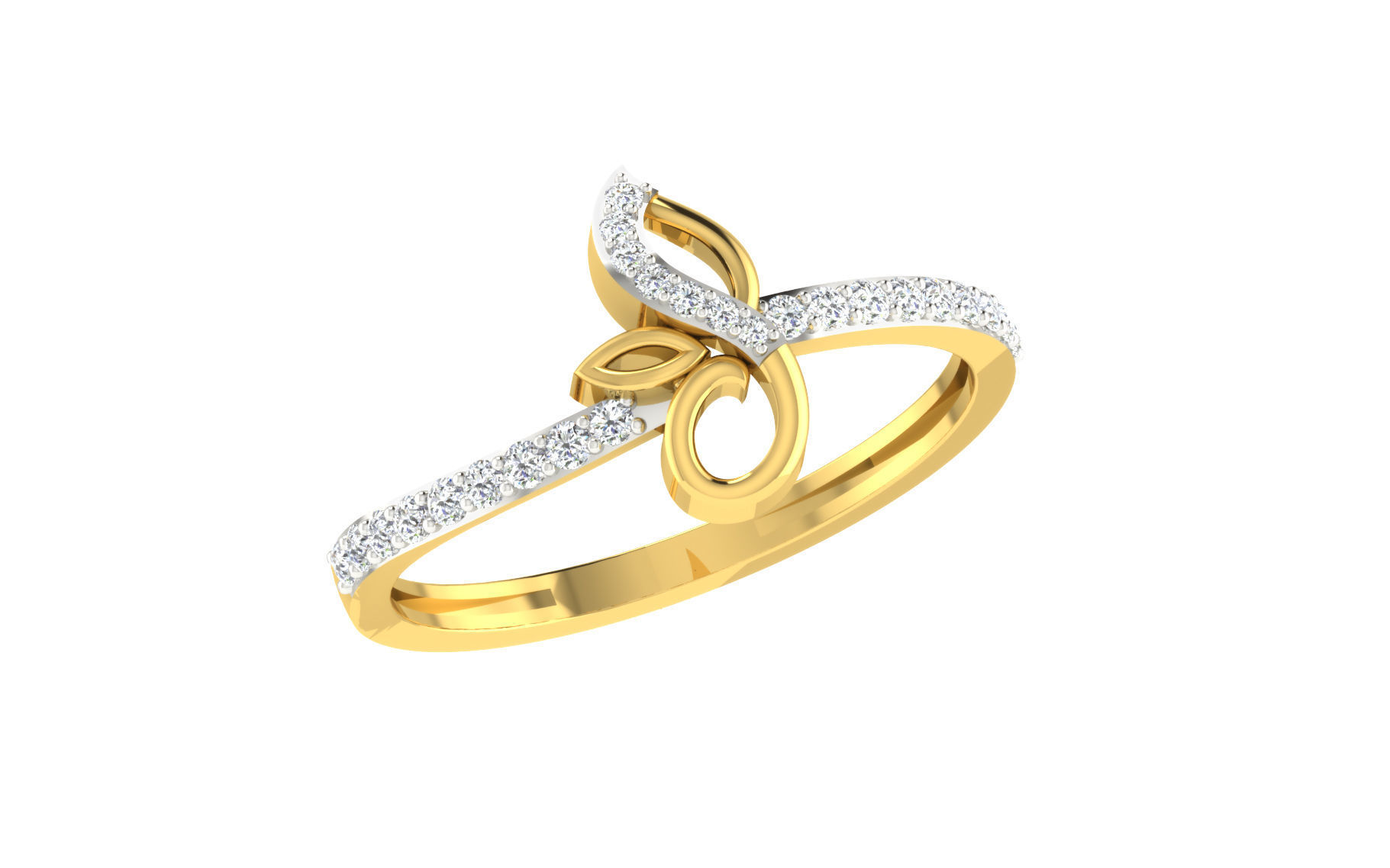 64 - 3DM STL RING MODEL LESS THAN 2GM LIGHT WT 3D print model_24