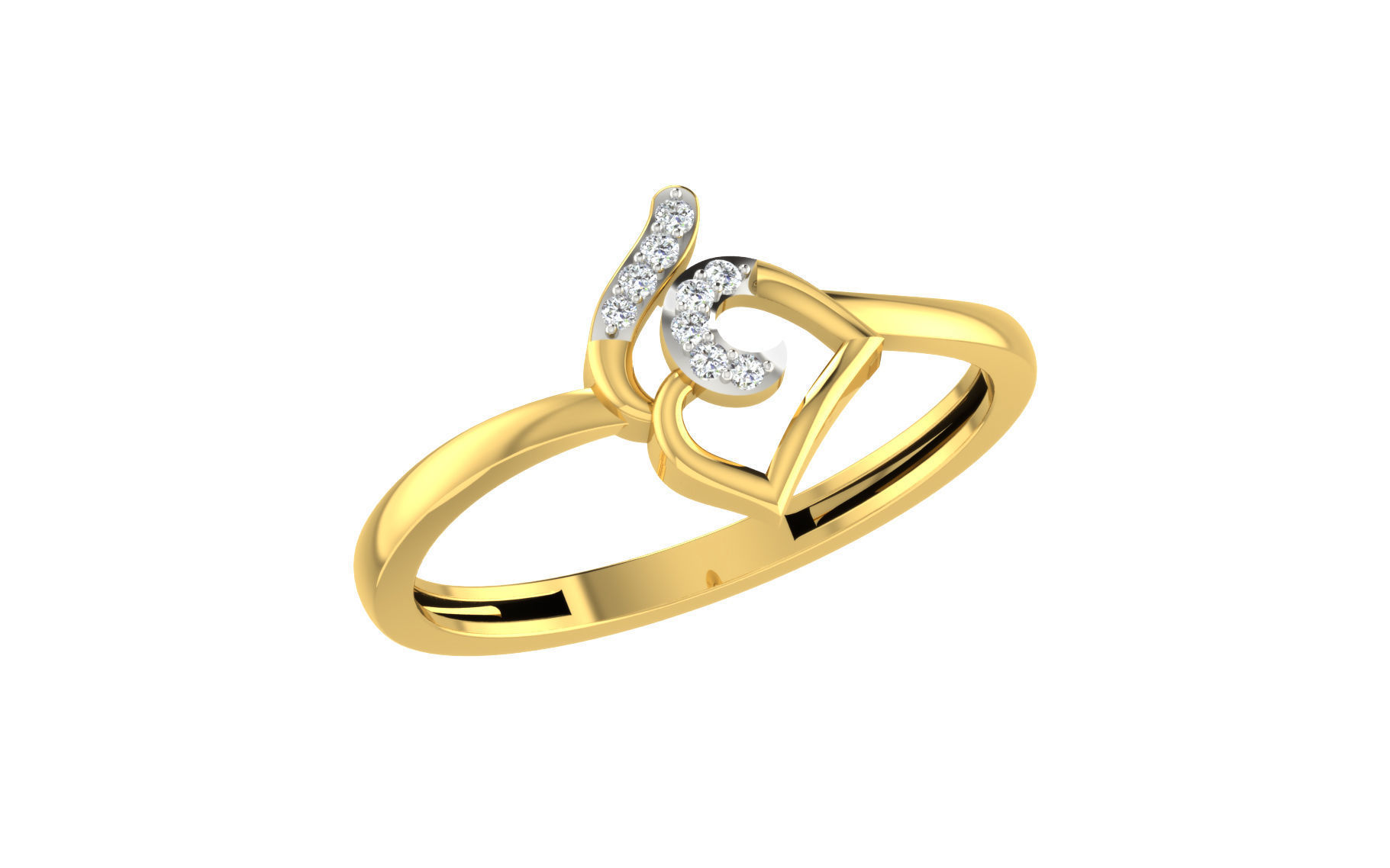 64 - 3DM STL RING MODEL LESS THAN 2GM LIGHT WT 3D print model_19