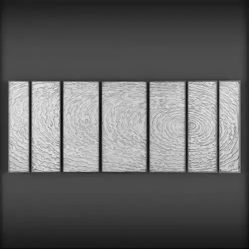 Picture Frames Low-poly 3D model