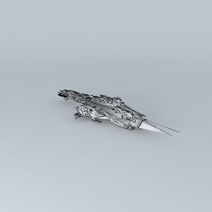 Victory Class Battle Cruiser BC 220A 001  3D model_4