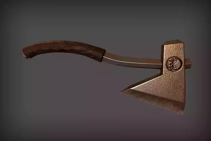 Axe Tamahawk Free low-poly 3D model