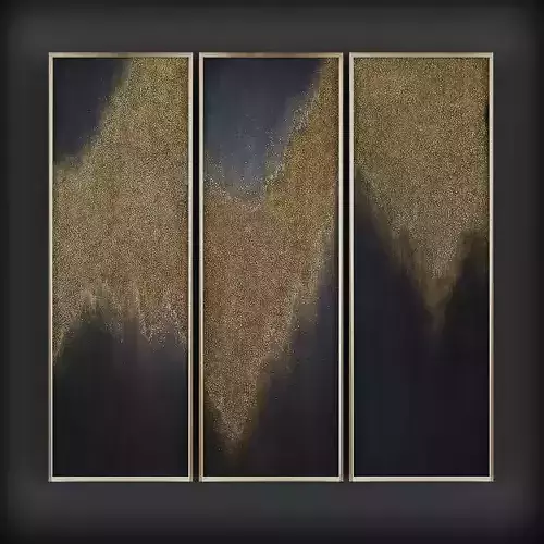 Picture Frames Low-poly 3D model