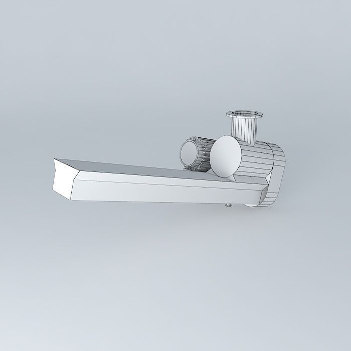 Fröling agitator for wood chips boiler Free 3D model_3