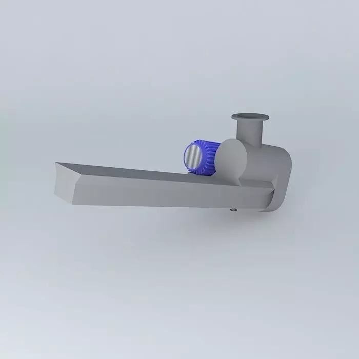 Fröling agitator for wood chips boiler Free 3D model_0