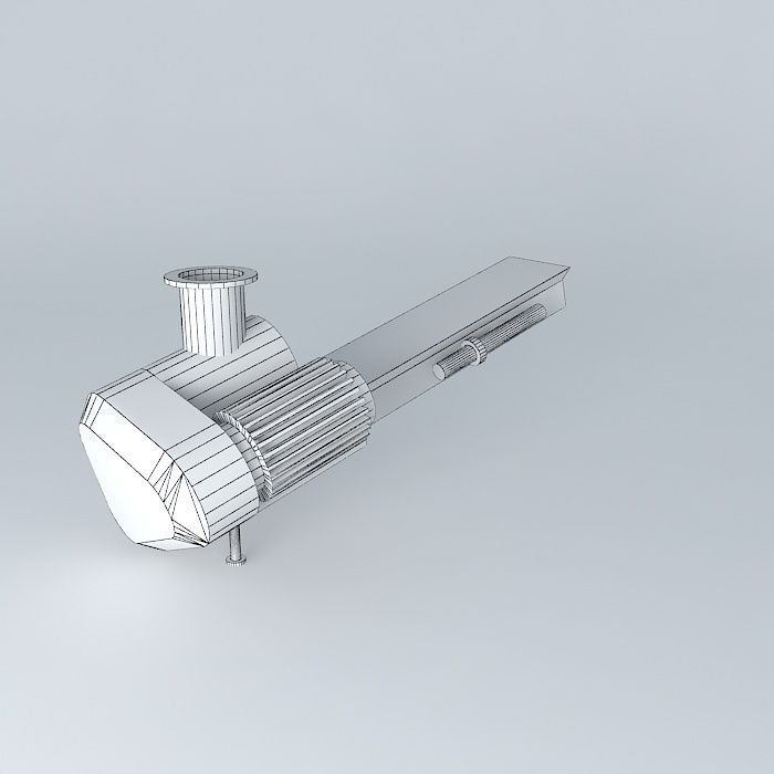 Fröling agitator for wood chips boiler Free 3D model_4