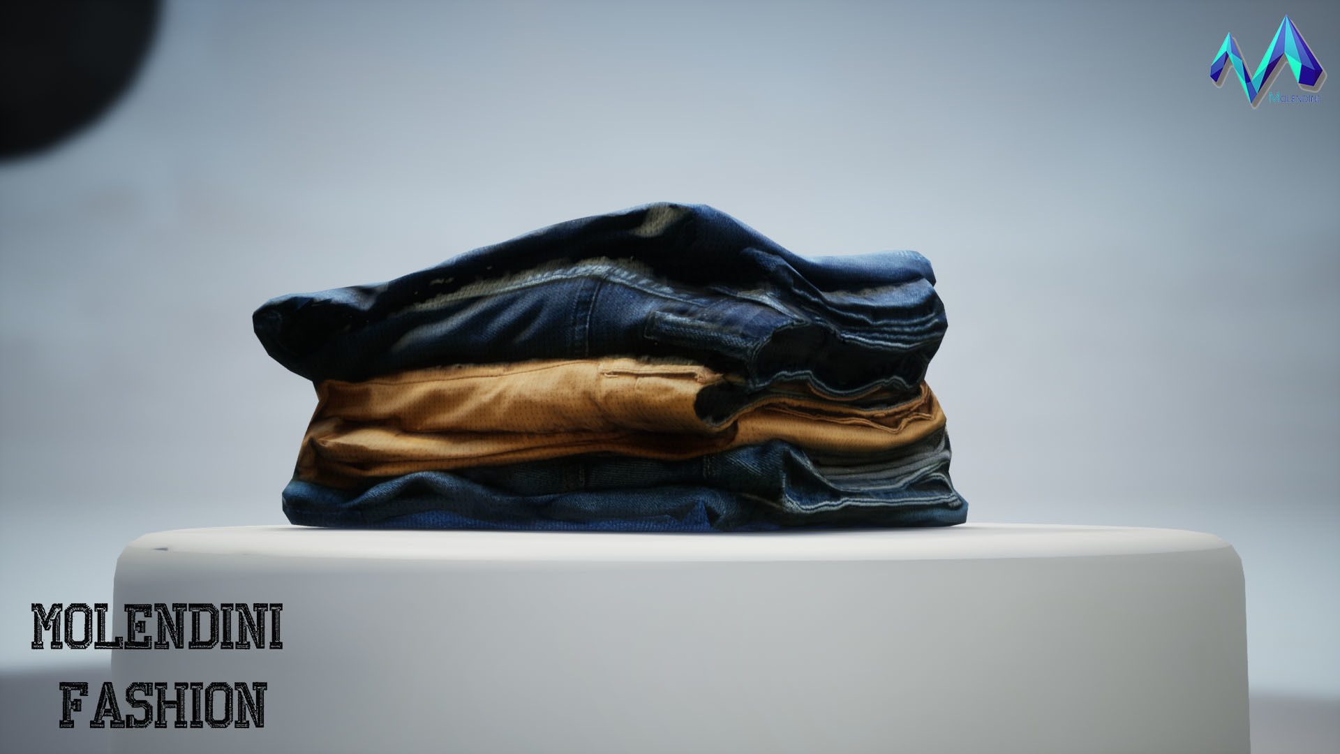 Jeans Photoscanned MF Low-poly 3D model_2