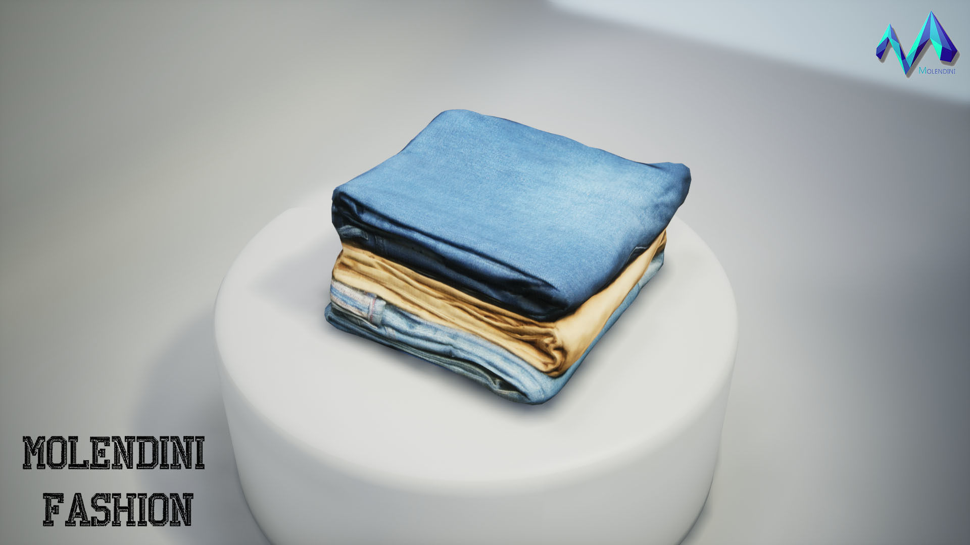 Jeans Photoscanned MF Low-poly 3D model_1