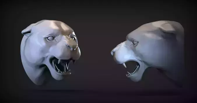 Angry Puma head 