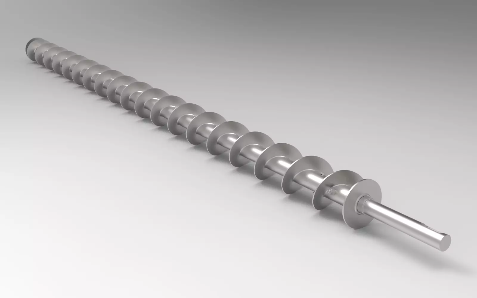 Screw metal 3D model_0