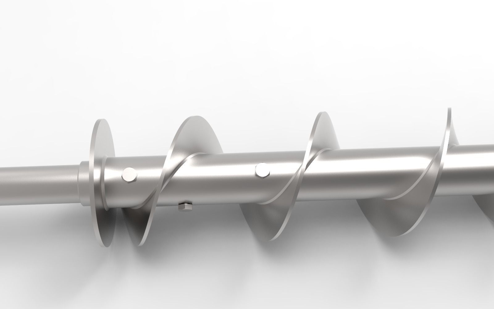 Screw metal 3D model_5