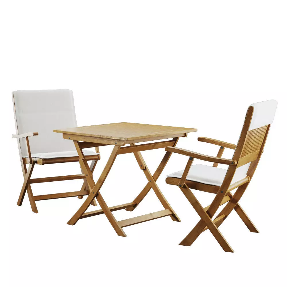 Garden Table 02 Low-poly 3D model