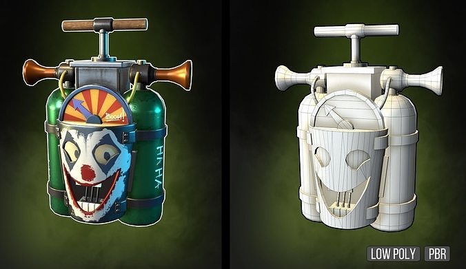 Low poly Prop Environment Casual Mobile Game Ready Box Low-poly 3D model