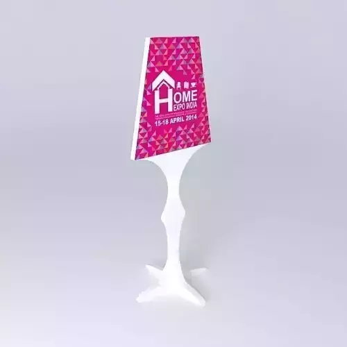 WOODEN BIG LAMP Free 3D model