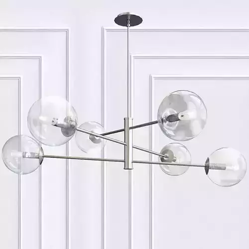 COURCELETTE four spheres hanging from ceiling