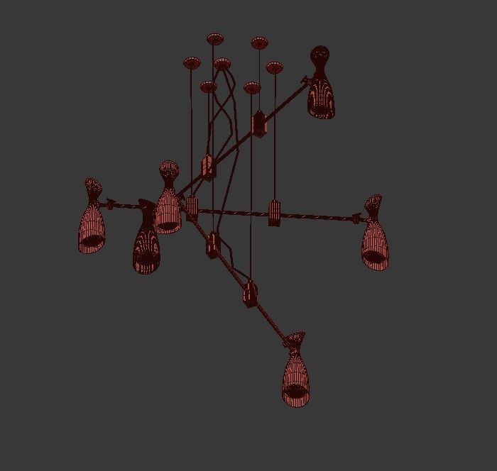 Duke chandelier 3D model_5