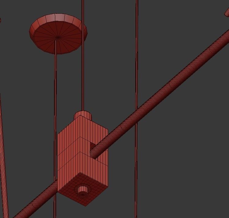 Duke chandelier 3D model_3