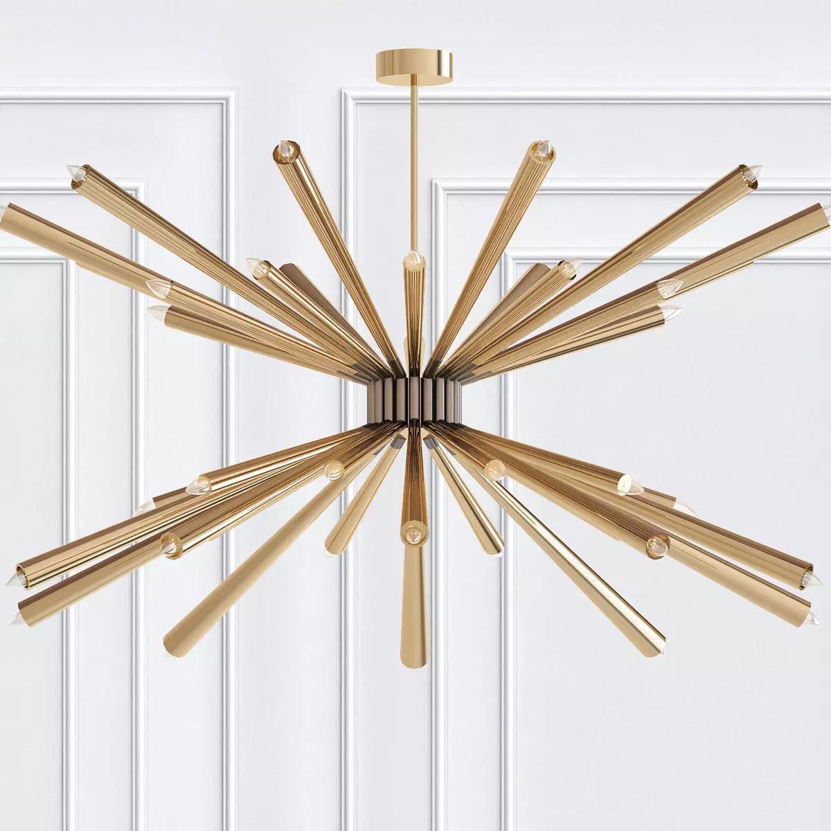Dorsey starburst chandelier 3D model