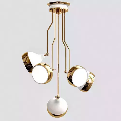Hanna gold and pendant light