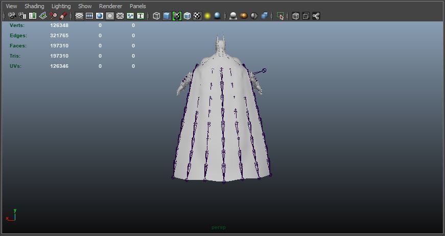 Batman Rigged Low-poly 3D model_6