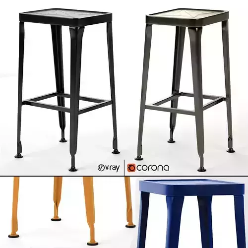 CARBON BAR STOOL Industry West