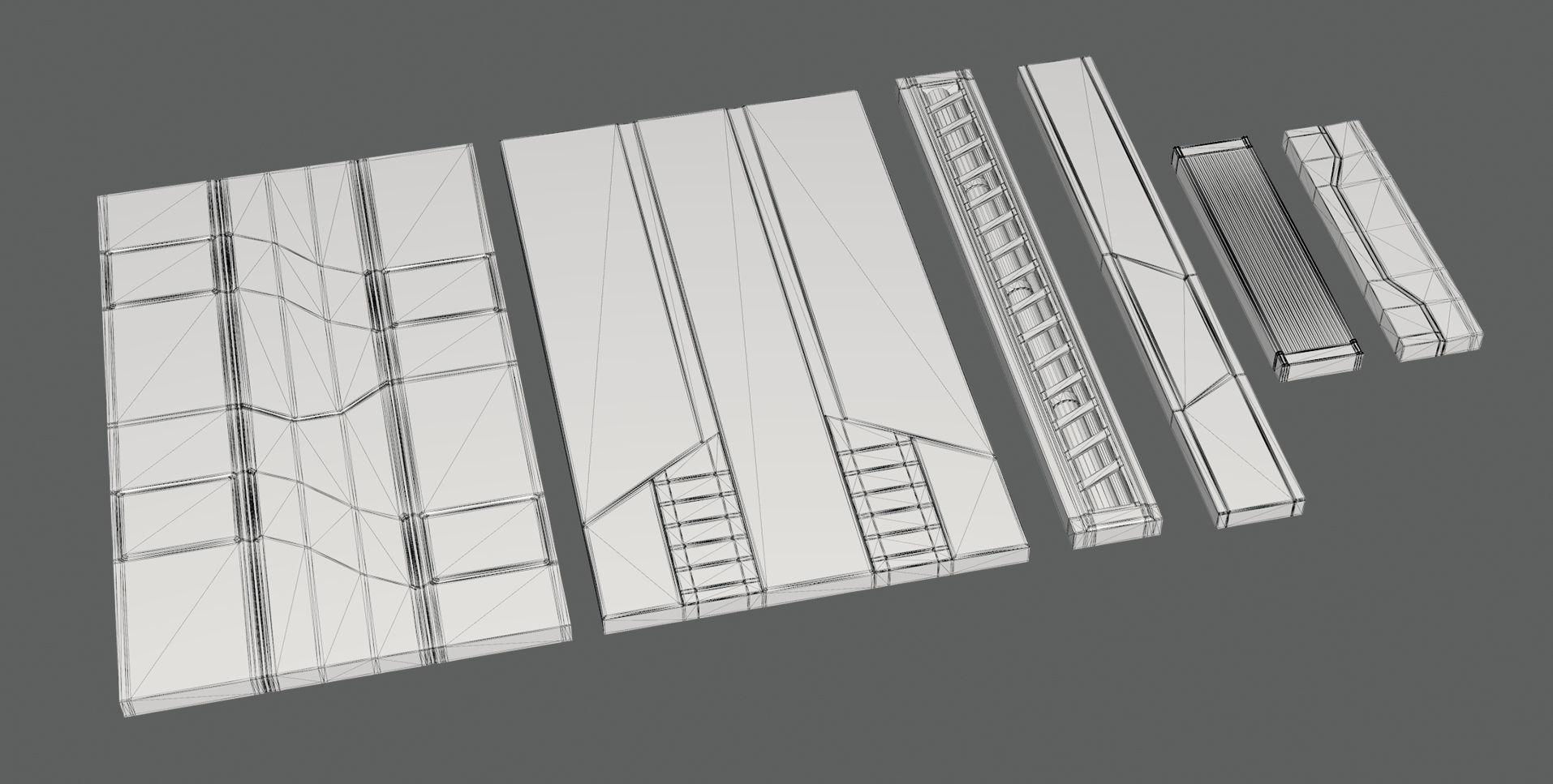 Sci-Fi-Panels-Pack 6 free scifi panels pack Free 3D model_3