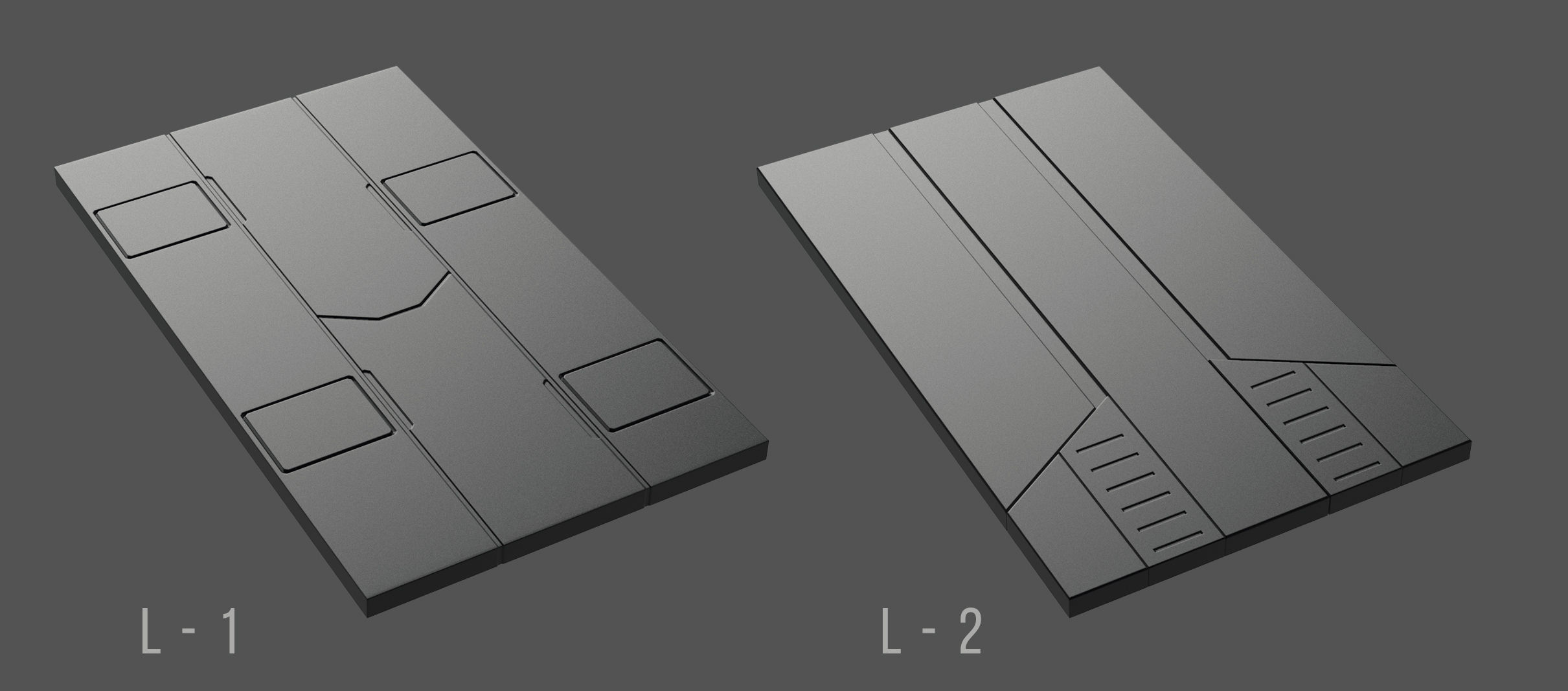 Sci-Fi-Panels-Pack 6 free scifi panels pack Free 3D model_4