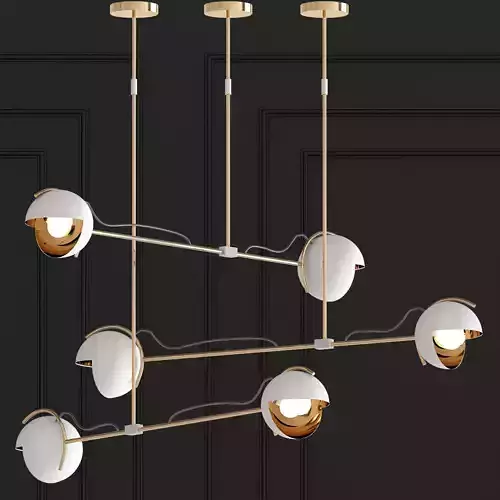 LAINE chandelier with four lights