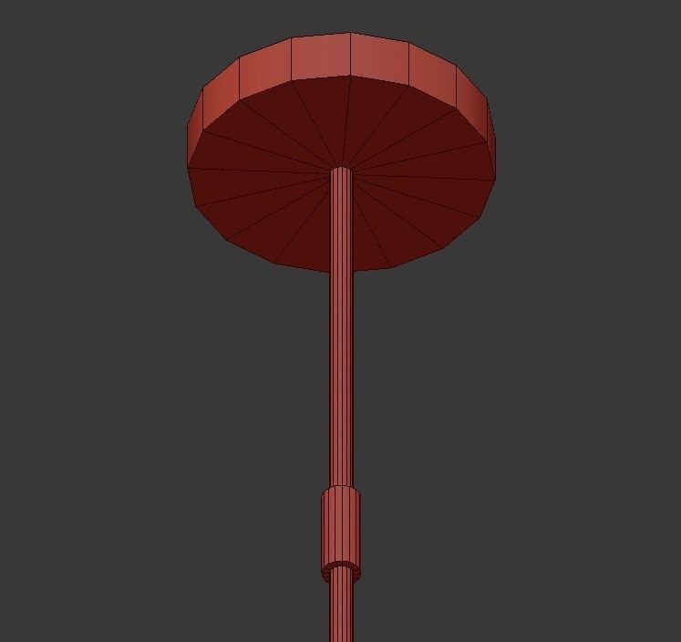 LAINE chandelier with four lights 3D model_5