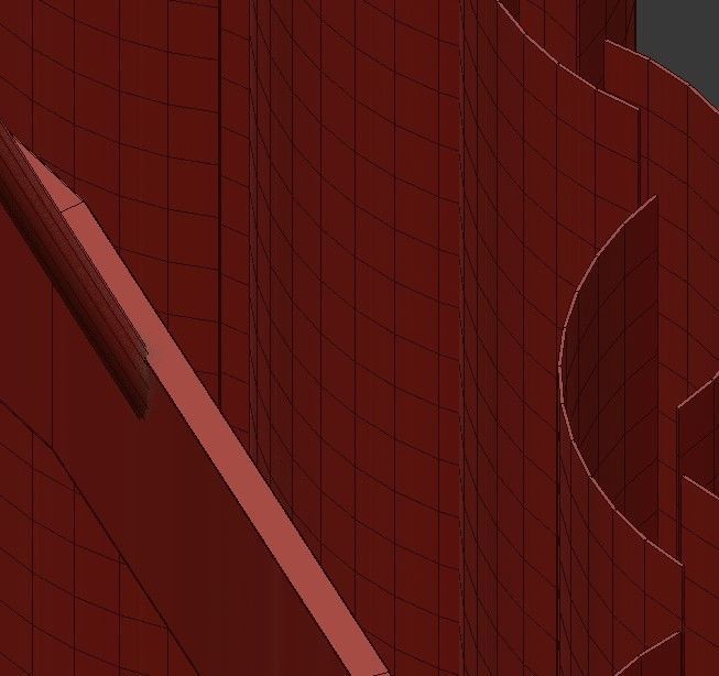 Aurum pendant light made of brass rods 3D model_6