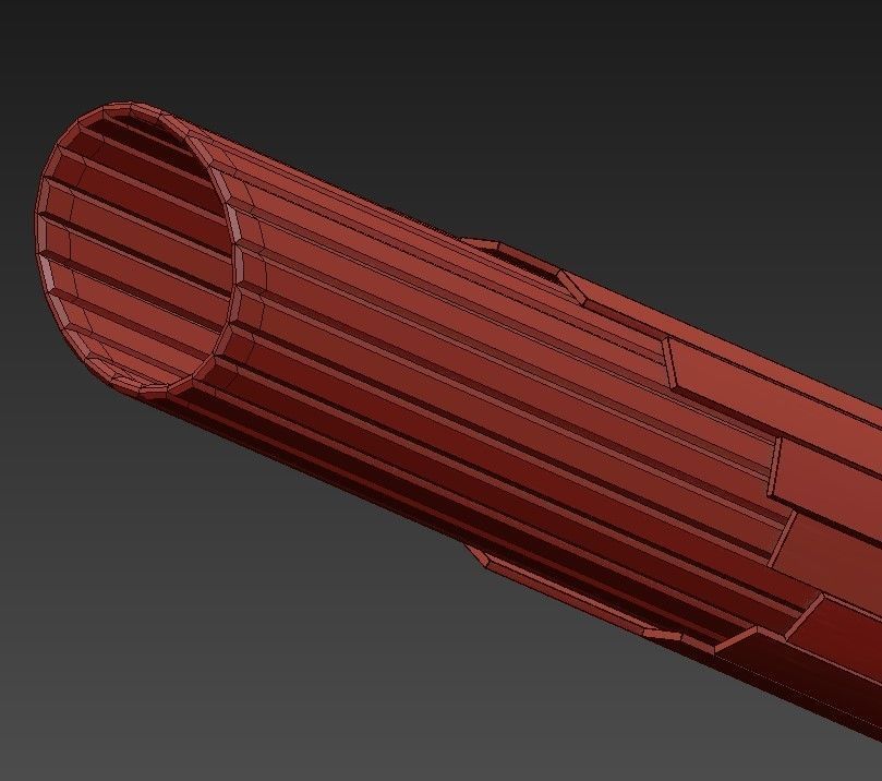 Harpia modern pendant light in brass and glass 3D model_8