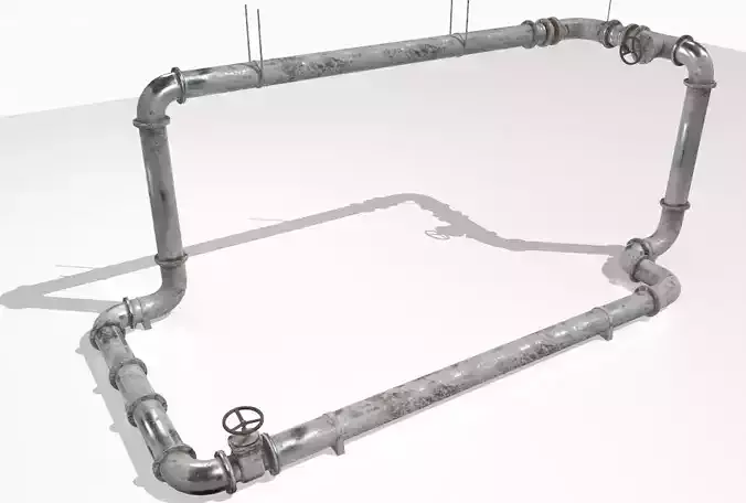 Modular rusty pipes pack 2