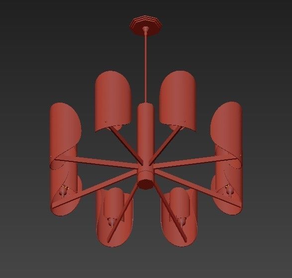 Nina chandelier 3D model_1