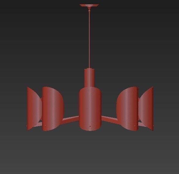 Nina chandelier 3D model_3