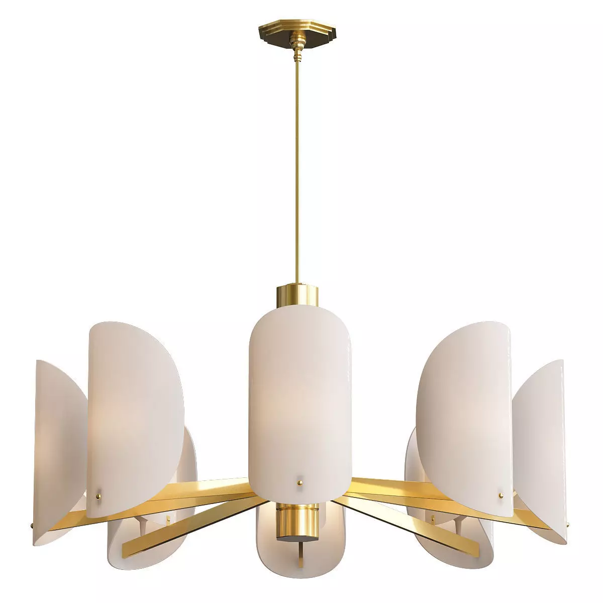 Nina chandelier 3D model_0